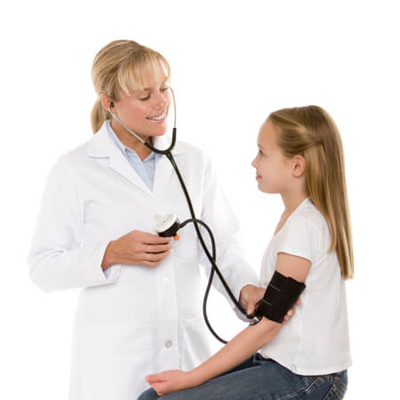 Измерение артериального давления детям